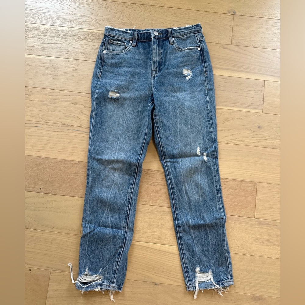 Women's BLANKNYC Madison Crop Distressed Jeans